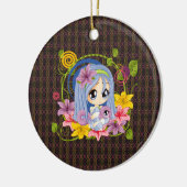 Fee Keramik Ornament (Links)