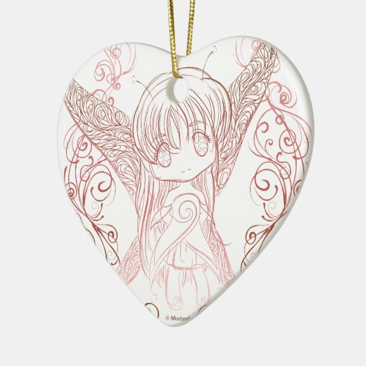 Fee Keramikornament (Links)