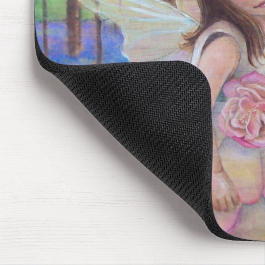 Fee küsst Mutter und Tochter Mousepad (Ecke)