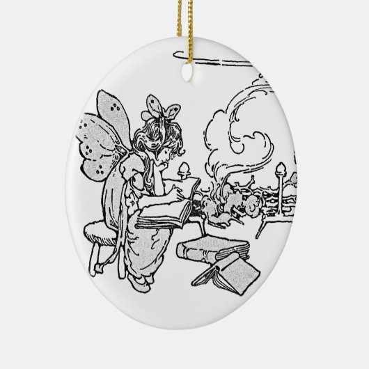 Fee lesen keramik ornament (Rechts)