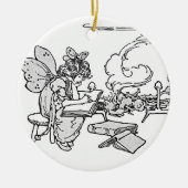 Fee lesen keramik ornament (Vorne)