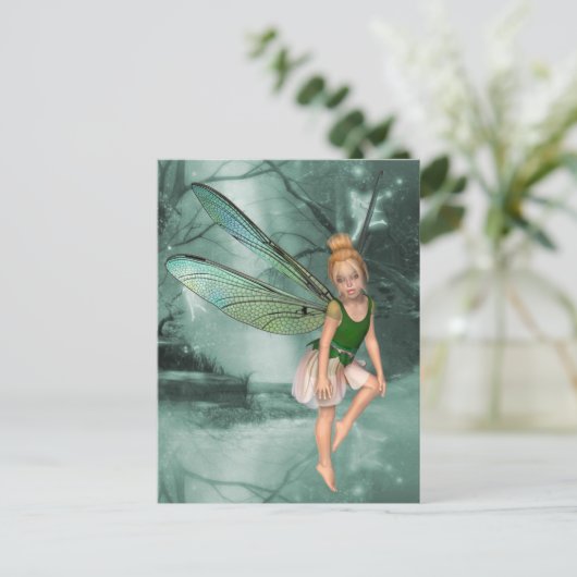 Fee Magic Fairy Postkarte (Stehend Vorderseite)