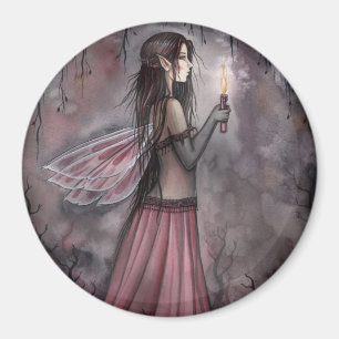 Fee mit Kerzenmagnet von Molly Harrison Magnet