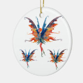 Fee mit Tragflächen Keramik Dekoration (Links)