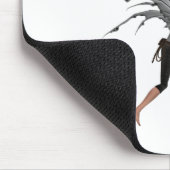 Fee mit zwei Boy Rain Mousepad (Ecke)