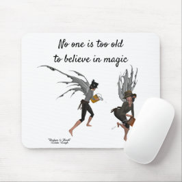 Fee mit zwei Boy Rain Mousepad