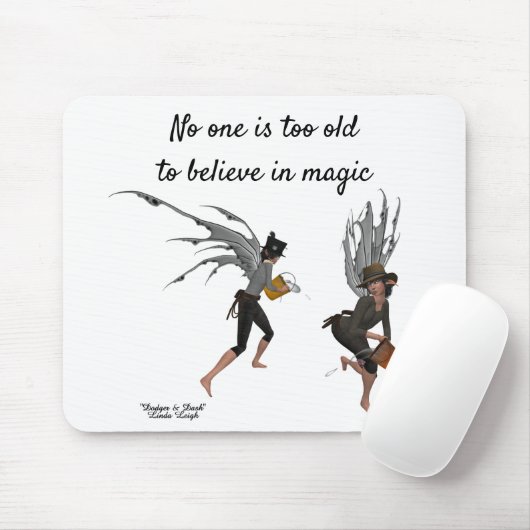 Fee mit zwei Boy Rain Mousepad (Mit Mouse)
