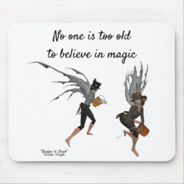 Fee mit zwei Boy Rain Mousepad