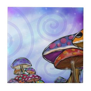 Fee Mushroom Art Fliese