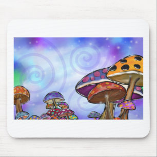 Fee Mushroom Art Mousepad