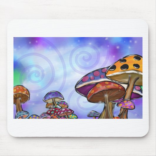 Fee Mushroom Art Mousepad (Vorne)