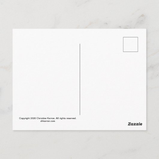 Fee Postkarte (Rückseite)