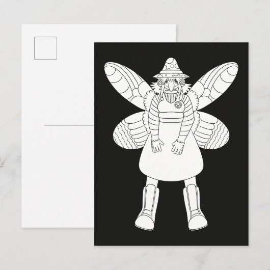 Fee Postkarte (Vorne/Hinten)