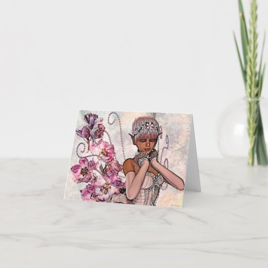 Fee Rose Art Notecard Karte (Vorderseite)