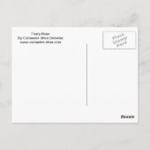 Fee Rose Postkarte (Rückseite)