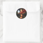 Fee Runder Aufkleber (Tasche)