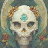 Fee Skull Fantasy Aufkleber (Vorderseite)