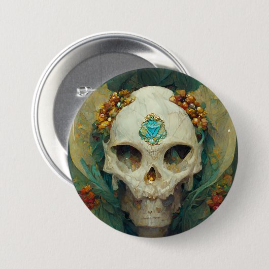 Fee Skull Fantasy Button (Vorne & Hinten)