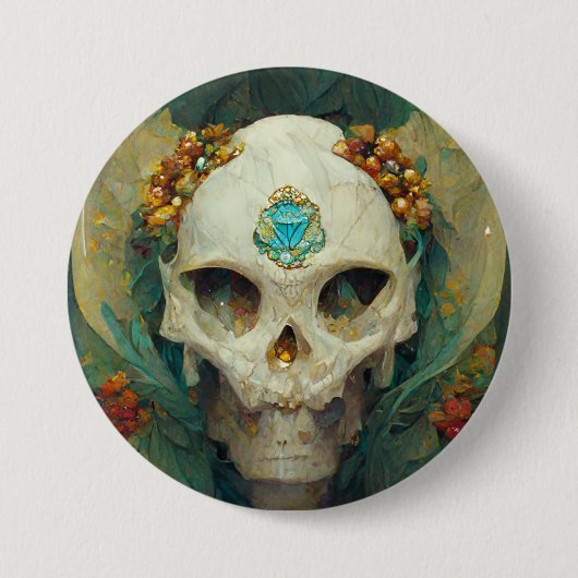 Fee Skull Fantasy Button (Vorderseite)
