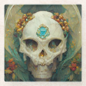 Fee Skull Fantasy Glasuntersetzer (Vorderseite)