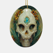 Fee Skull Fantasy Keramik Ornament (Rechts)