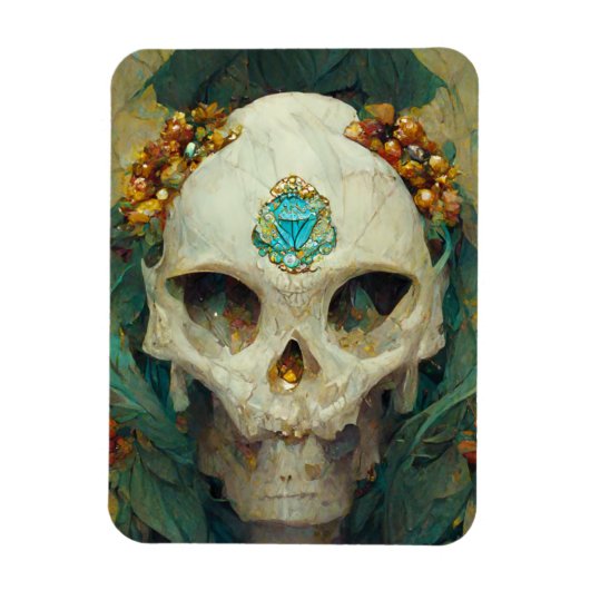 Fee Skull Fantasy Magnet (Vertikal)