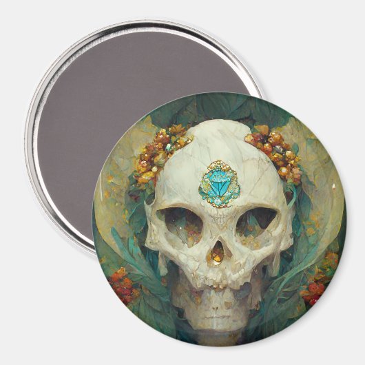Fee Skull Fantasy Magnet (Vorderseite/Rückseite)