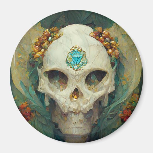 Fee Skull Fantasy Magnet (Vorne)