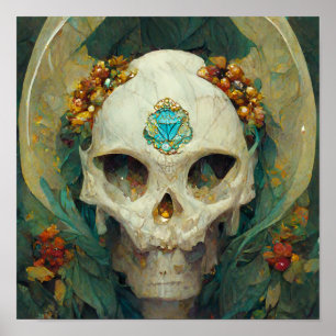 Fee Skull Fantasy Poster