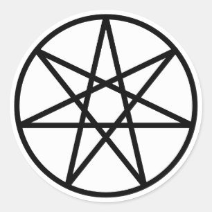 Fee Star Runder Aufkleber