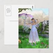 Fee tanzen Postkarte (Vorne/Hinten)