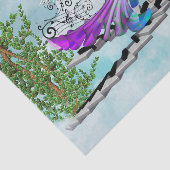 Fee, tanzend auf ein Klavier Seidenpapier (Ausschnitt)