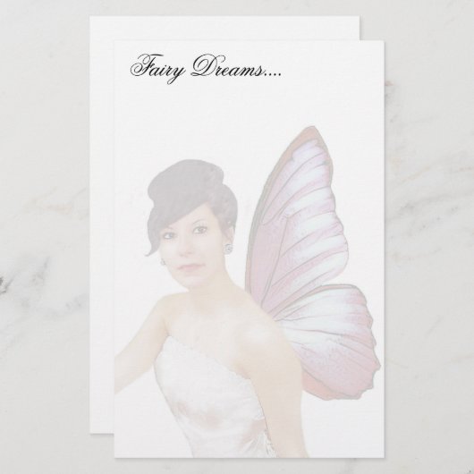 Fee Träume.... Briefpapier (Vorne/Hinten)