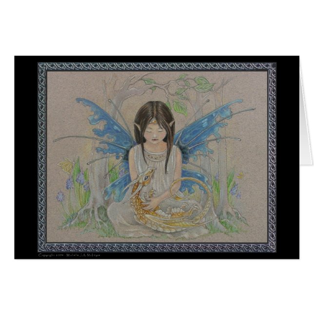Fee-u. Baby-Drache (Vorderseite (Horizontal))