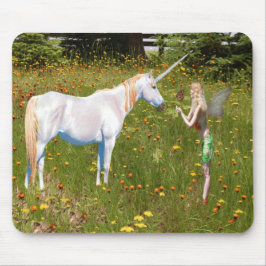 Fee und Einhorn Mousepad
