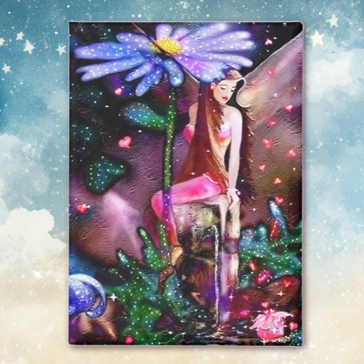 Fee und Geschenk Magnet