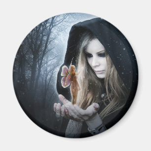 Fee und Mädchen Magnet