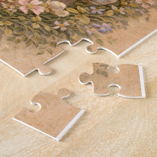 Fee und Osterhase Puzzle (Seite)