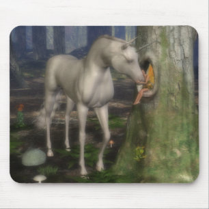 Fee und Unicorn. Mousepad