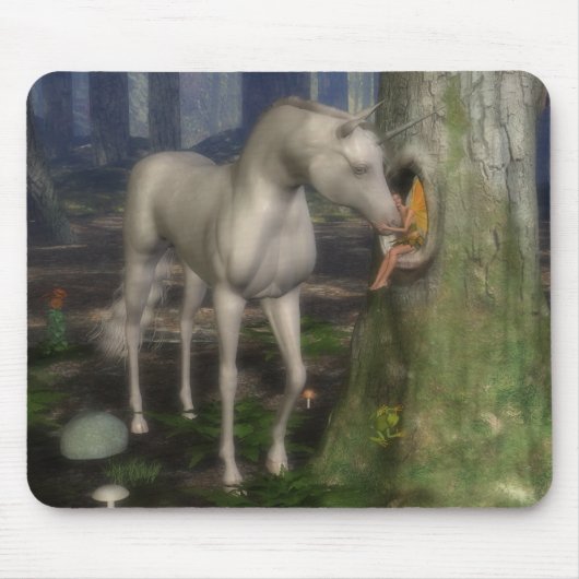 Fee und Unicorn. Mousepad (Vorne)