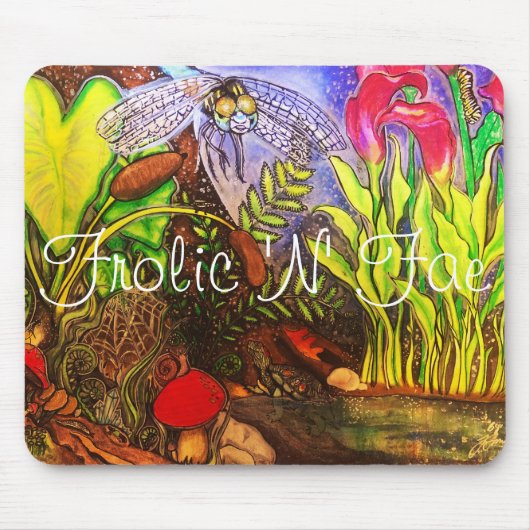 Fee, ungefroren, Originalkunstwerke "by the Pond" Mousepad (Vorne)