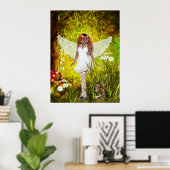 Fee Waldland Geheimgarten Poster (Heimbüro)