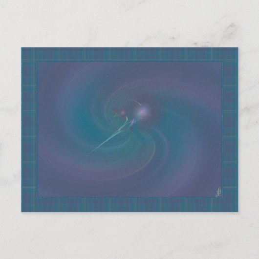 Fee Wand Abstrakte Kunst Postkarte (Vorderseite)