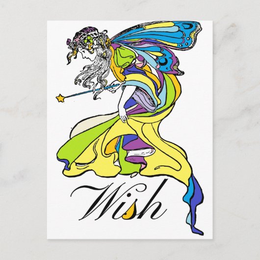 Fee Wish Postkarte (Vorderseite)