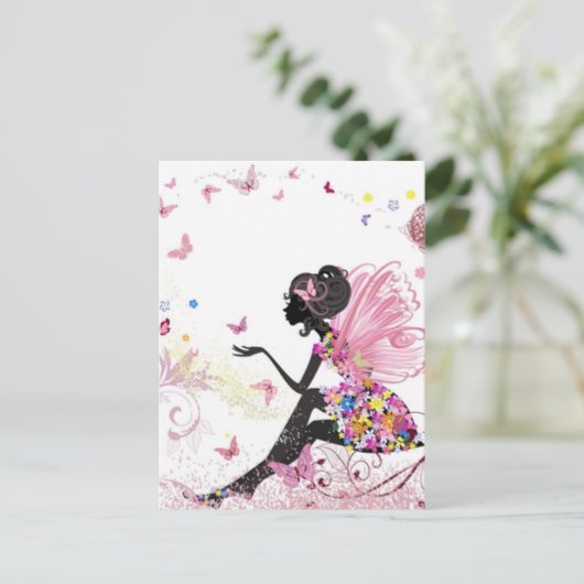 Fee Wonderland Postkarten (Stehend Vorderseite)