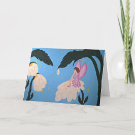 Fee wünscht horizontale Karte