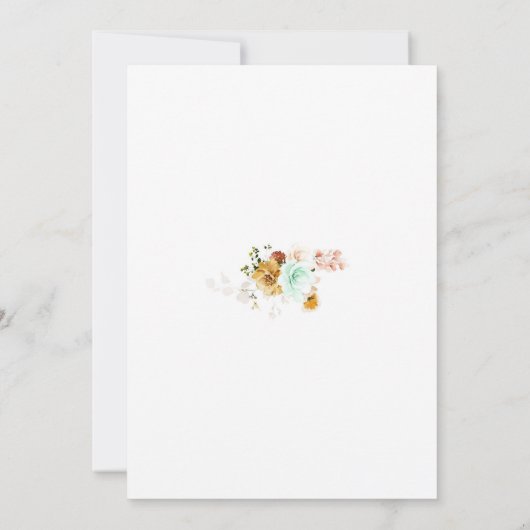 Fee zum 1. Geburtstag - Einladung (Rückseite)