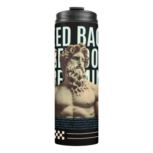  feed back free Dom sculpture mug Thermosbecher (Vorderseite)