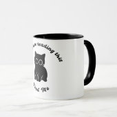 Feed Me Cat Lover Mug - Minimalist Humor Design Tasse (VorderseiteRechts)
