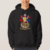 Feed Me Lumpia Filipino Pinoy Philippine Flag Hoodie (Vorderseite)